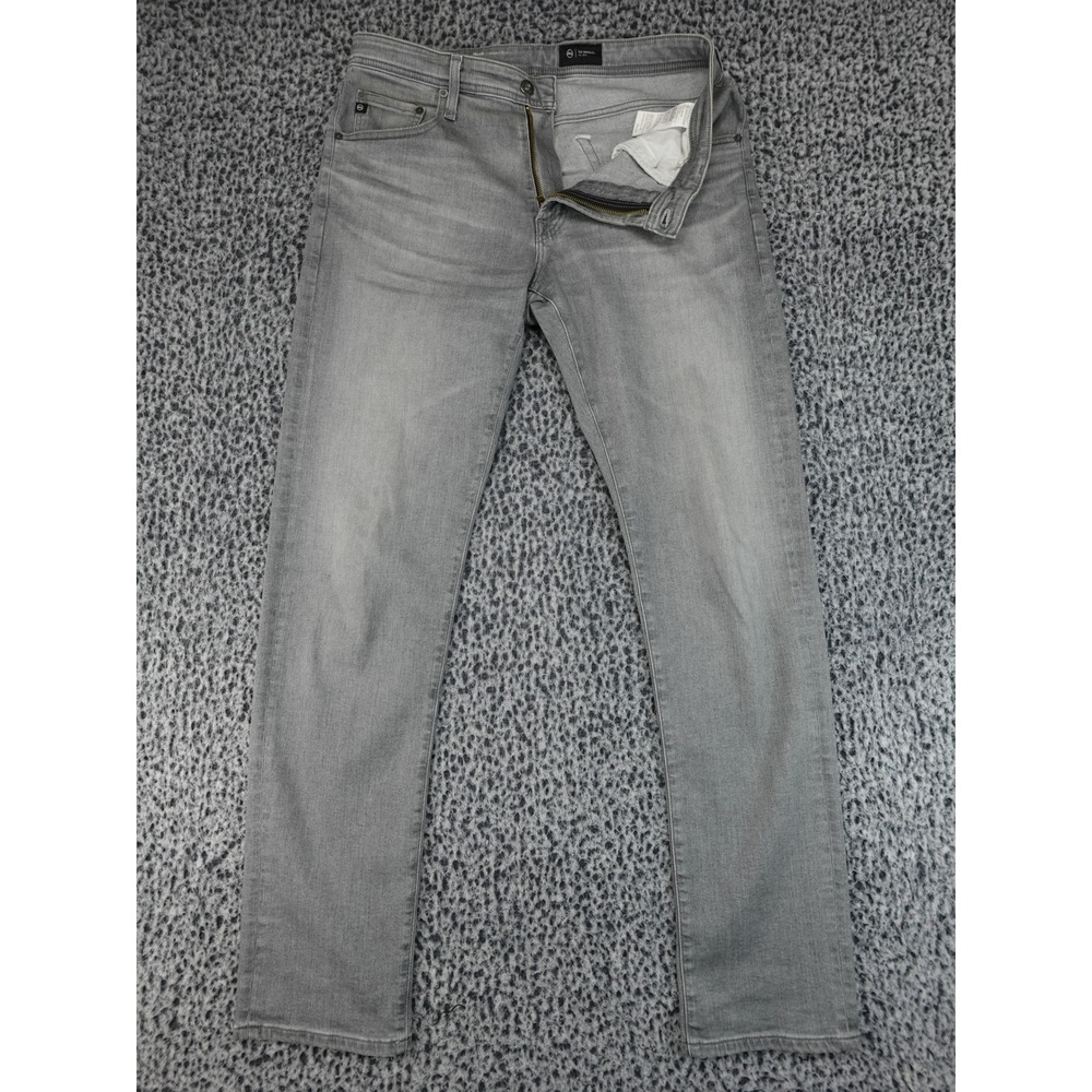 AG‎ Adriano Goldschmied Tellis Modern Slim Mens 34x34 Grey Italian Fabric